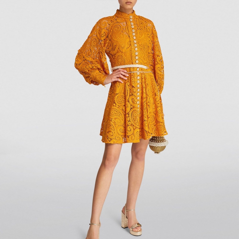 Zimmermann Anneke Lace Mini Dress 0P